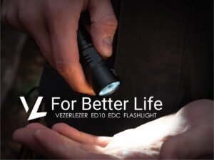 vezerlezer ed10 your everyday carry flashlight 2200 lumen