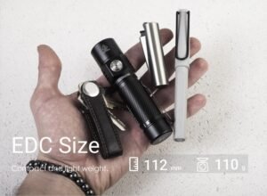 vezerlezer ed10 your everyday carry flashlight 2200 lumen